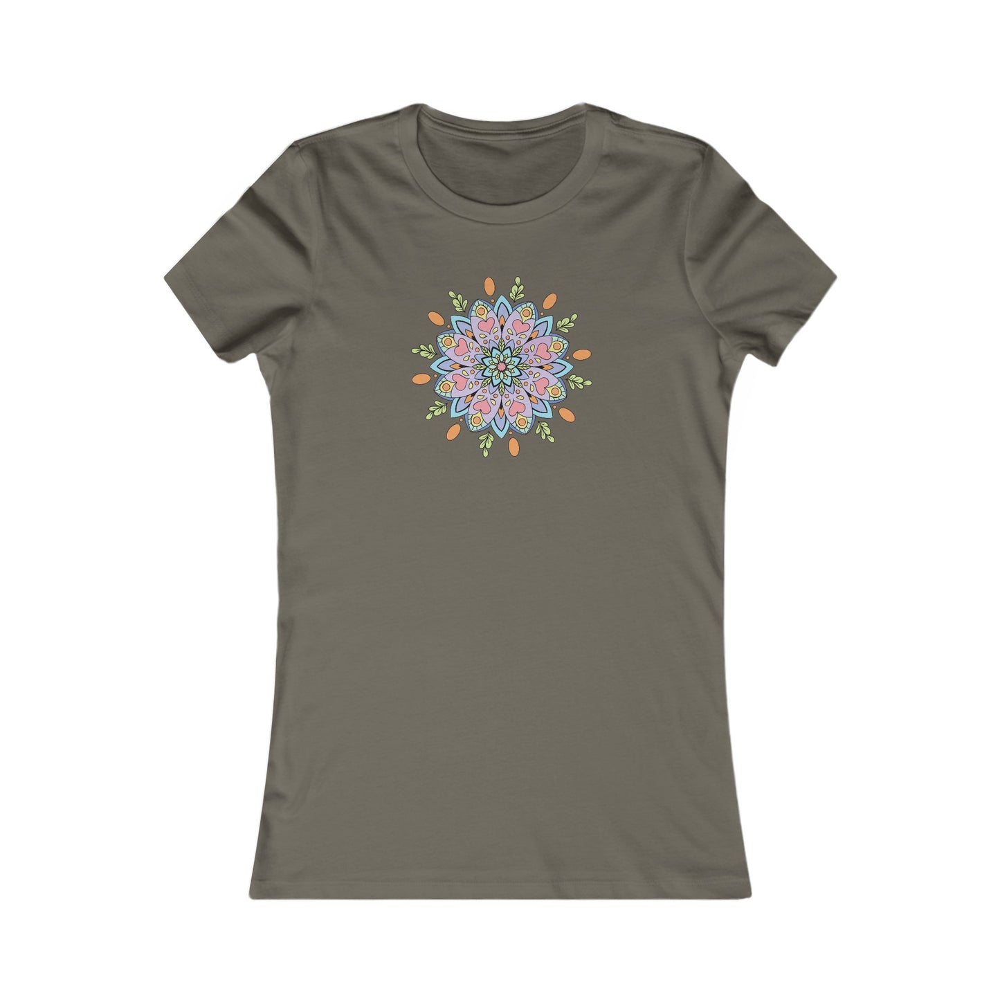 Colorful Mandala Fitted Tee (031)