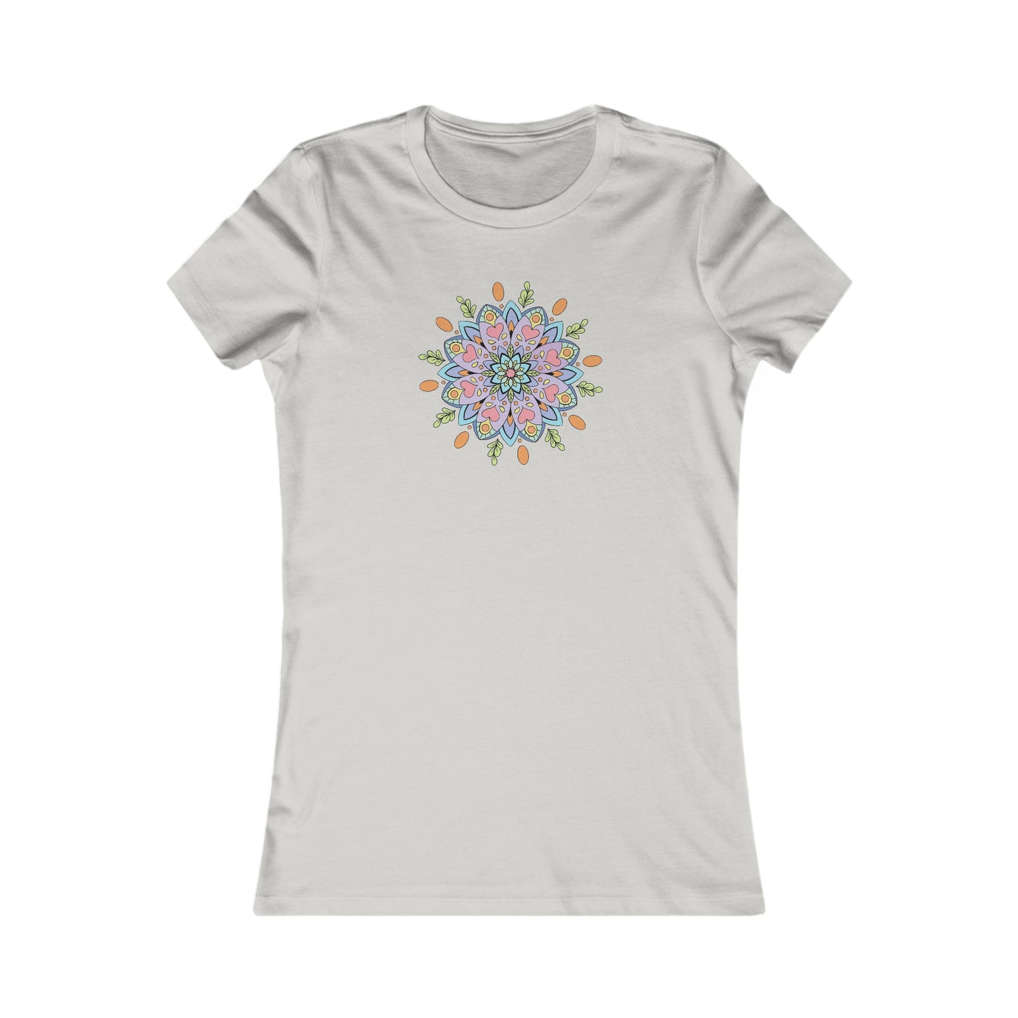 Colorful Mandala Fitted Tee (031)