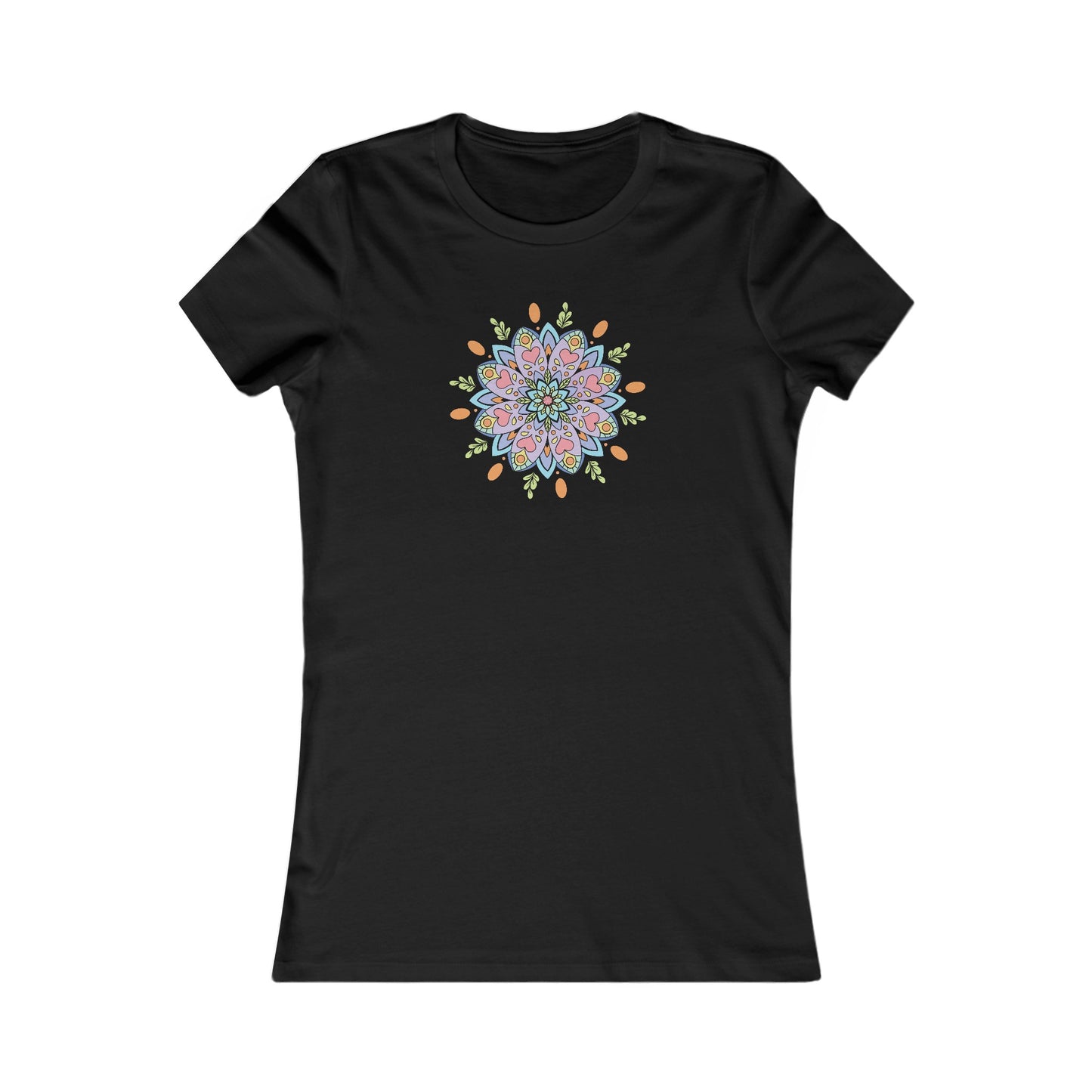 Colorful Mandala Fitted Tee (031)