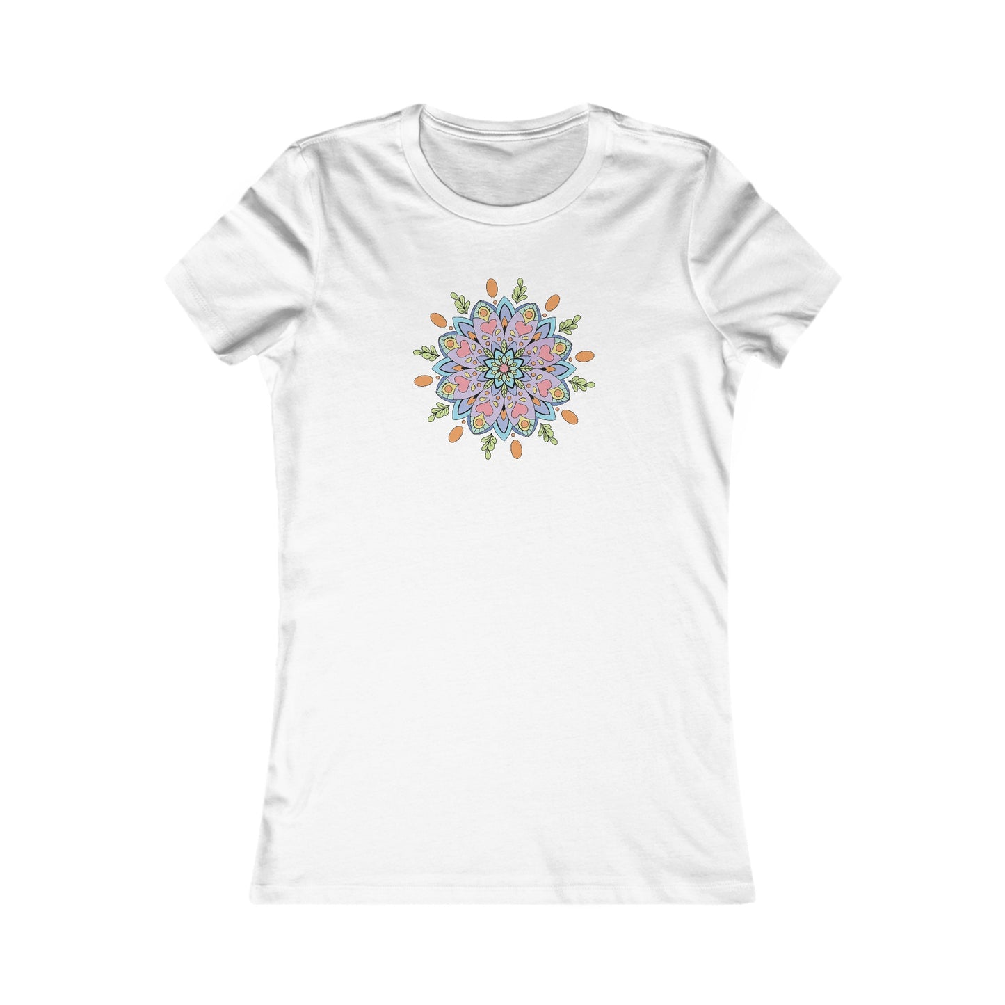 Colorful Mandala Fitted Tee (031)