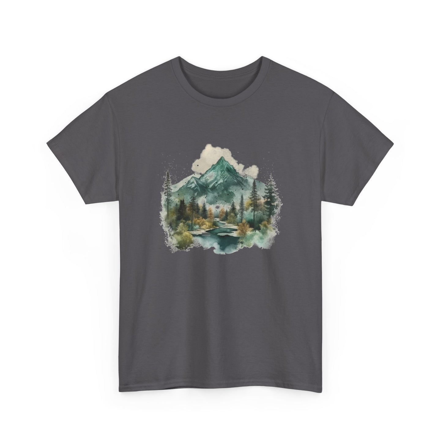 Watercolor Mountains Short Sleeve Tee