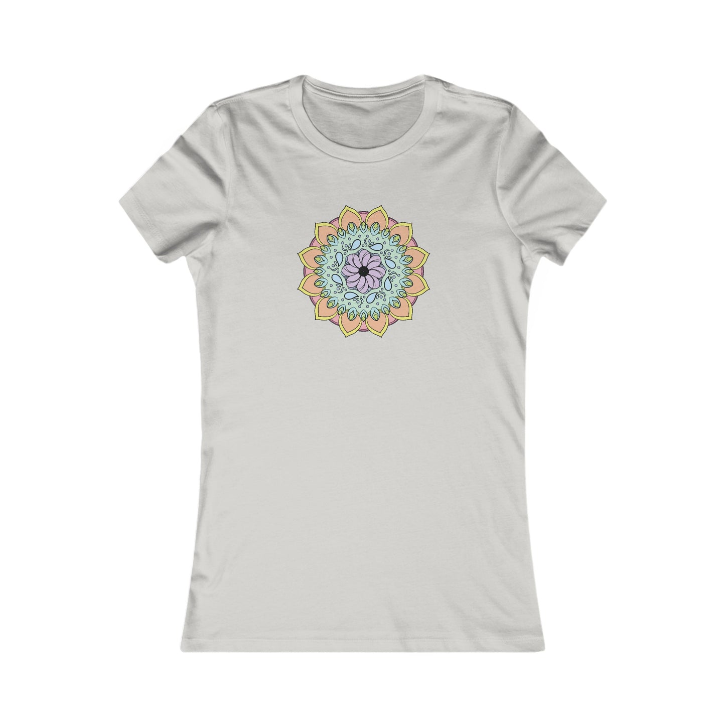 Colorful Mandala Fitted Tee (003)