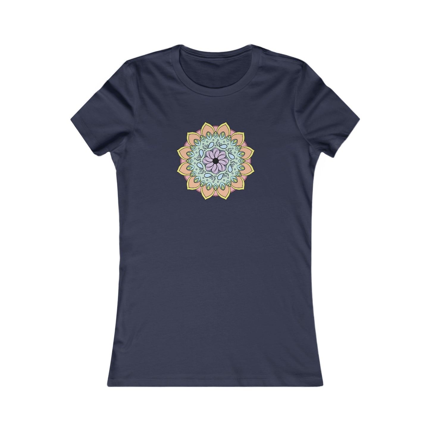 Colorful Mandala Fitted Tee (003)