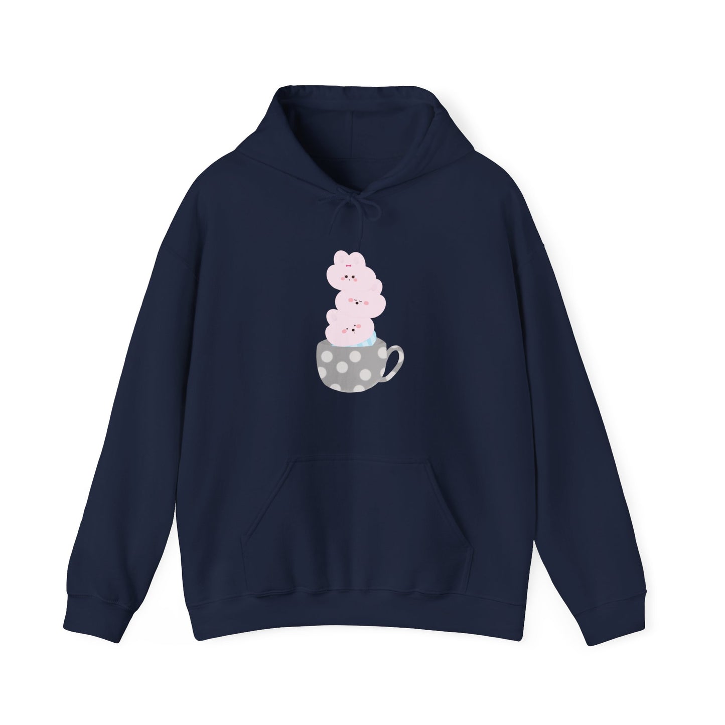 Cute Teacup Bunnies Hooded Sweatshirt