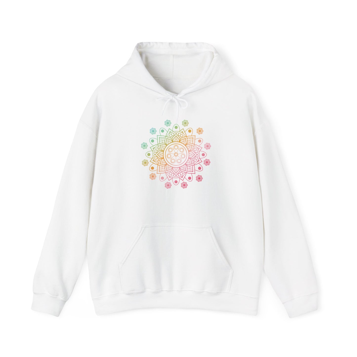 Colorful Mandala Hooded Sweatshirt (039)