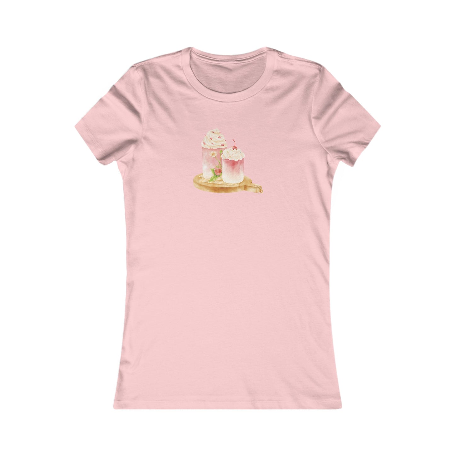 Strawberry Drinks Fitted Tee