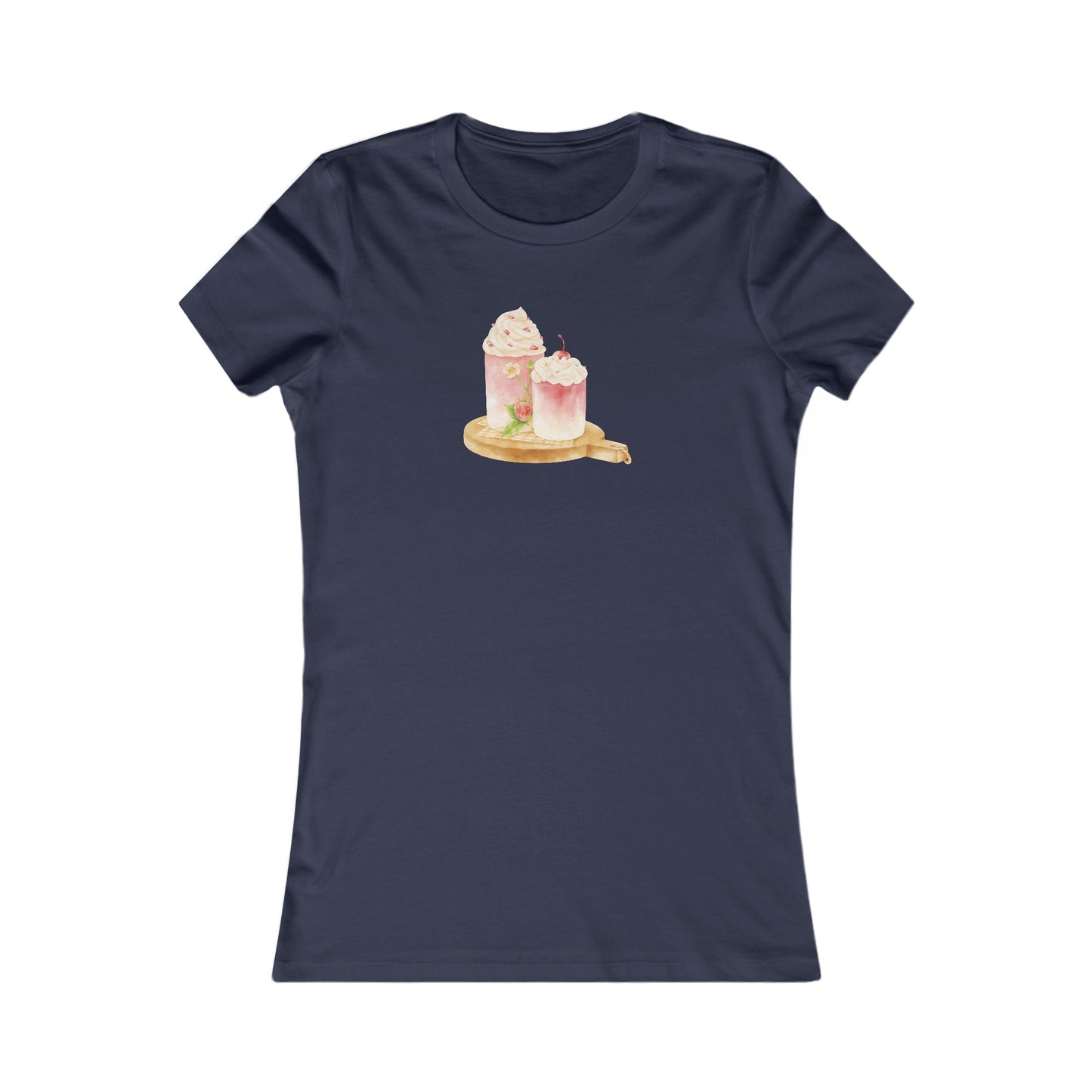 Strawberry Drinks Fitted Tee