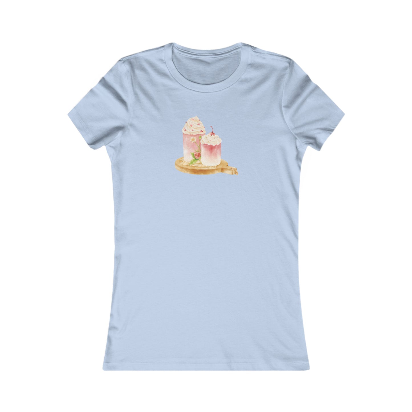 Strawberry Drinks Fitted Tee