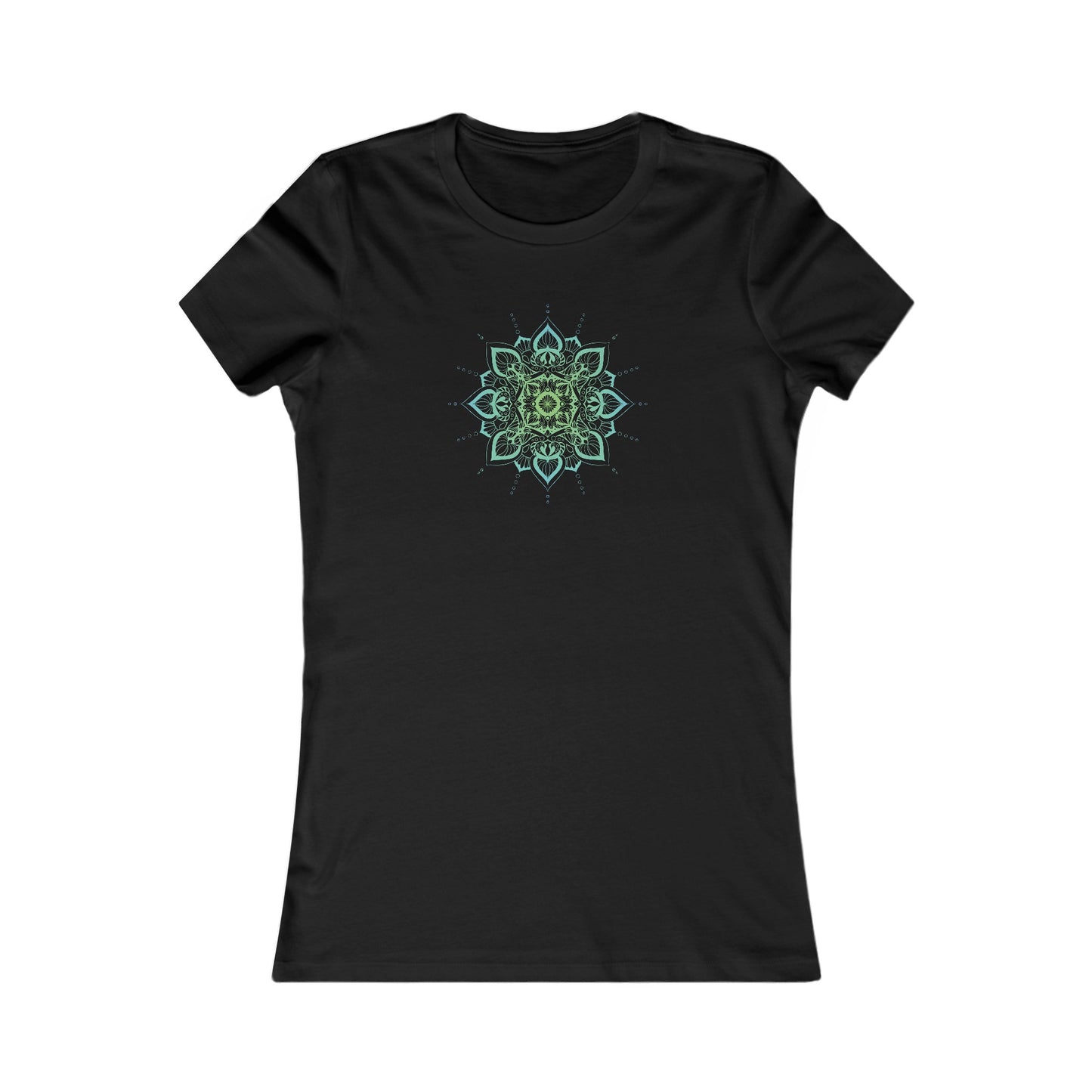 Colorful Mandala Fitted Tee (037)