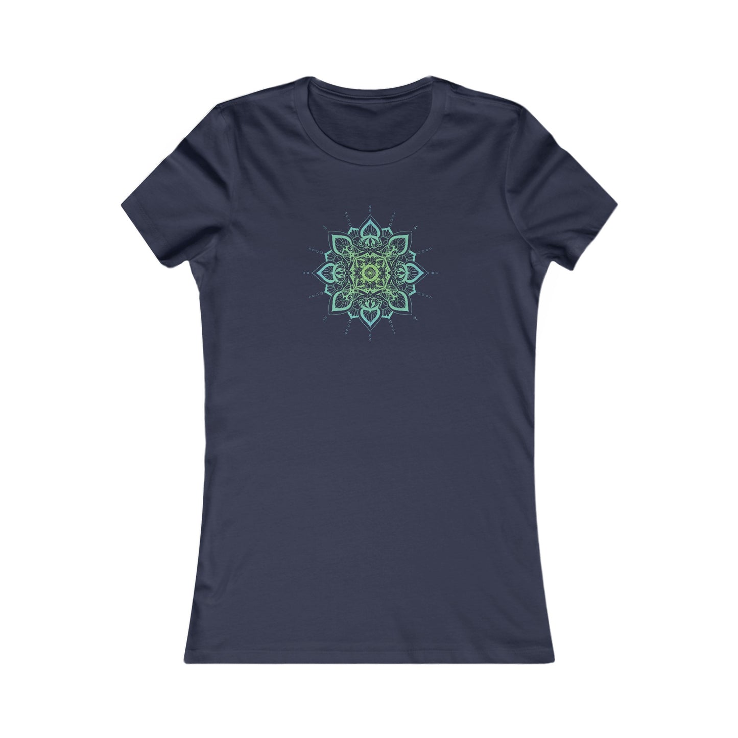 Colorful Mandala Fitted Tee (037)