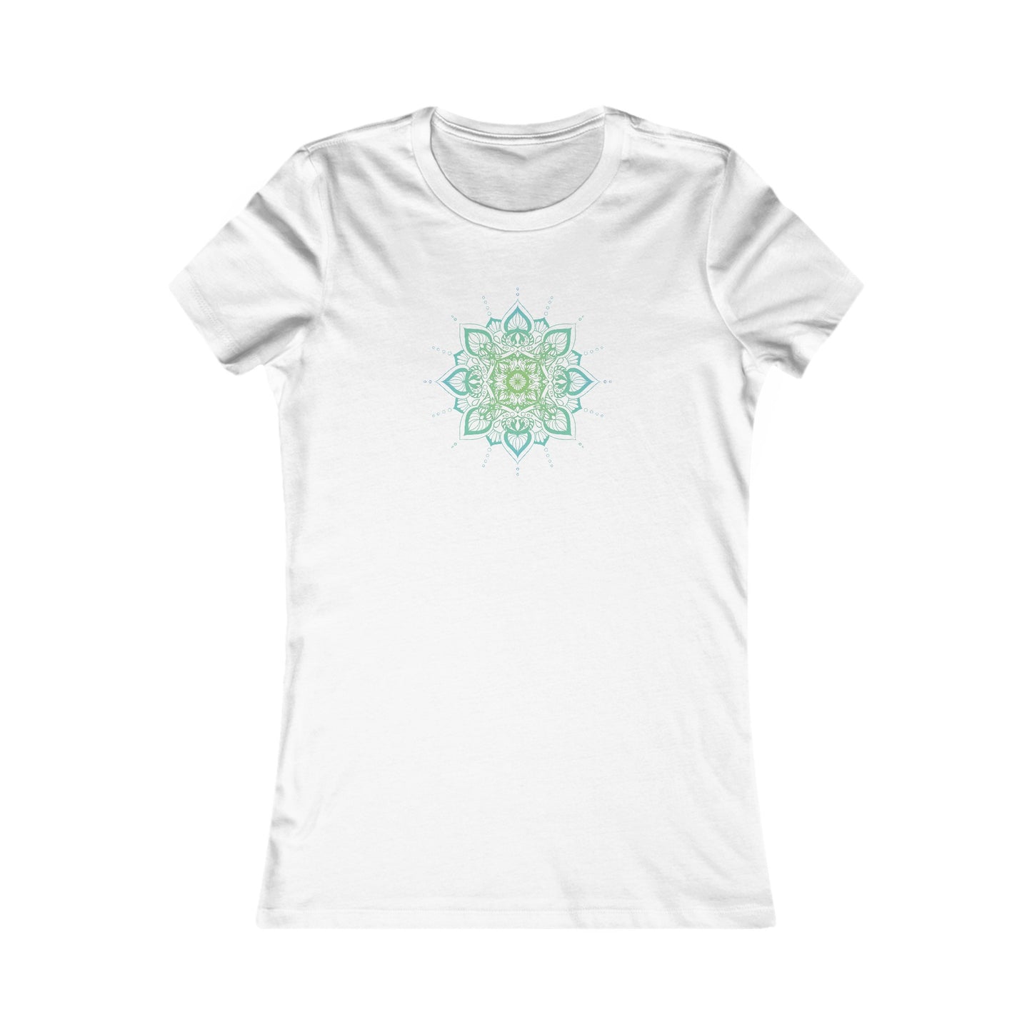 Colorful Mandala Fitted Tee (037)