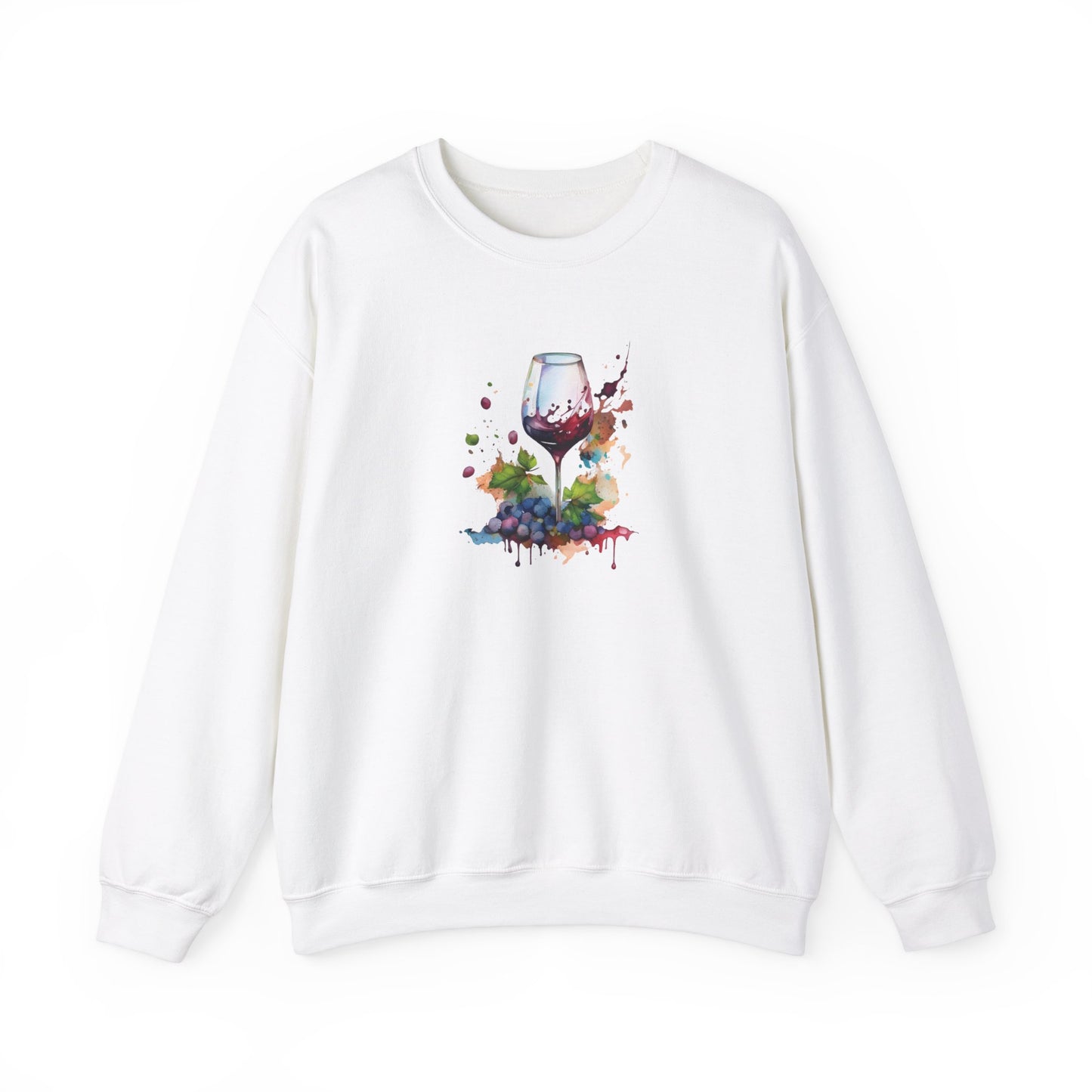 Watercolor Red Wine Sweatshirt