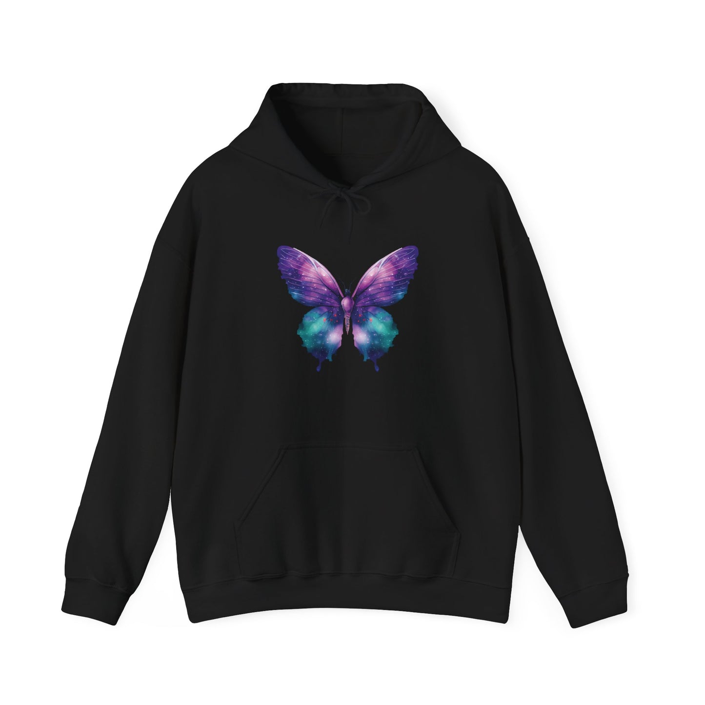 Cosmic Butterfly Hooded Sweatshirt