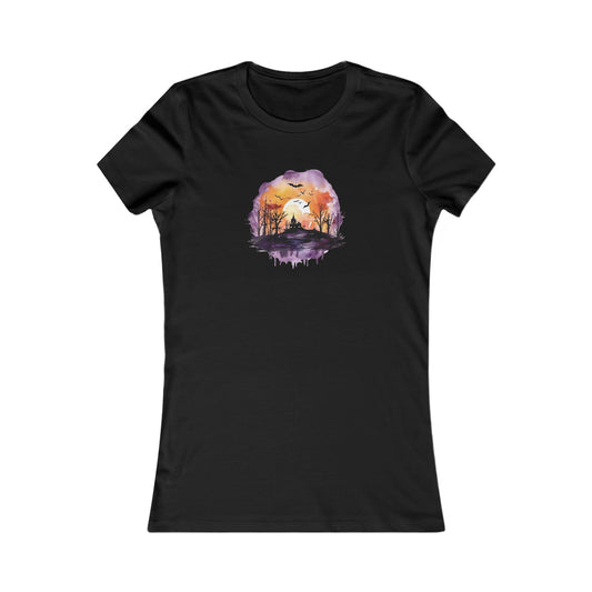 Haunted Castle Fitted Tee