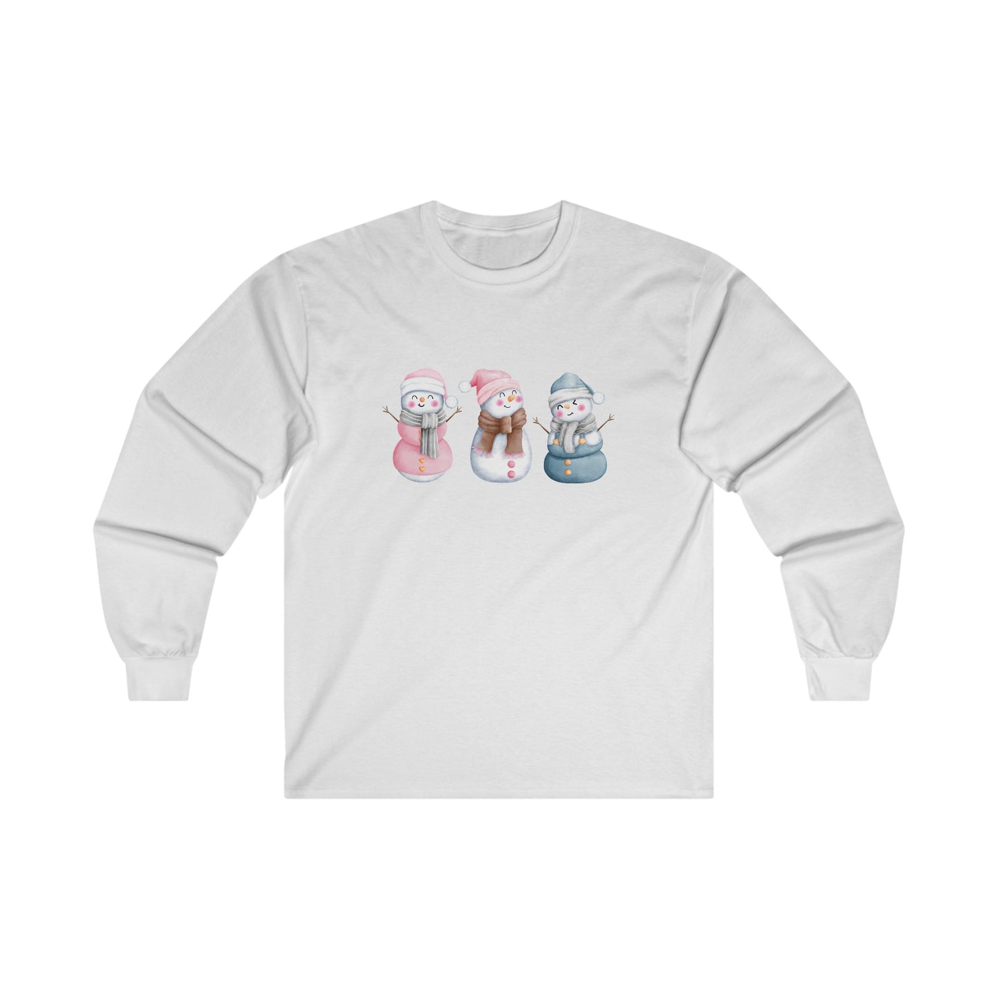 Snowman Set Long Sleeve Tee