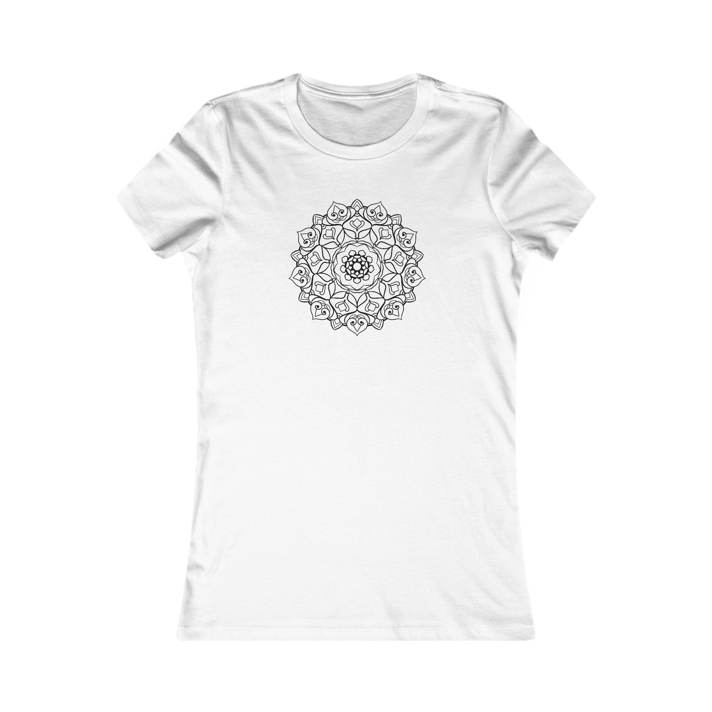 Mandala Fitted Tee (001)