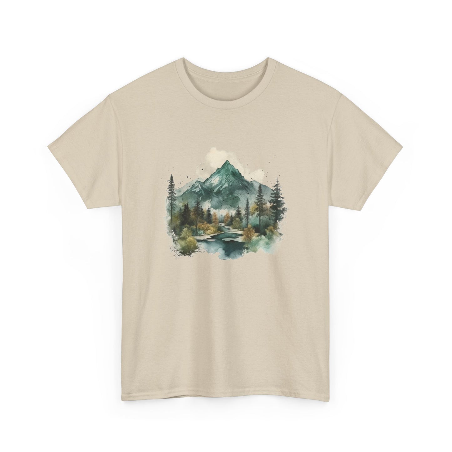 Watercolor Mountains Short Sleeve Tee