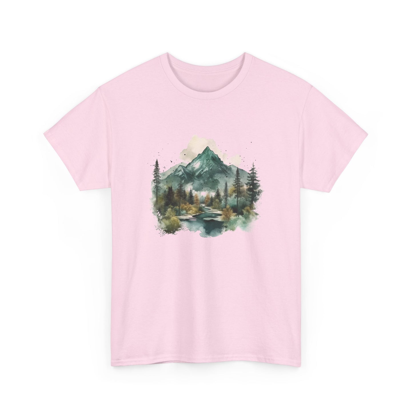 Watercolor Mountains Short Sleeve Tee