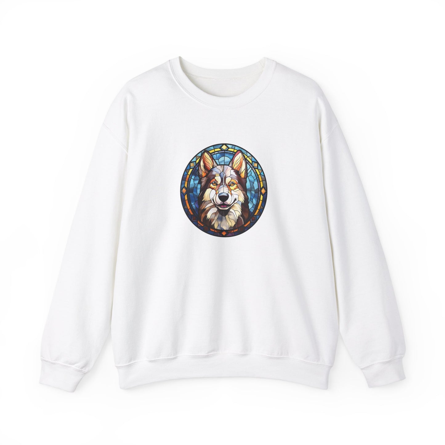 Stained Glass Husky Sweatshirt