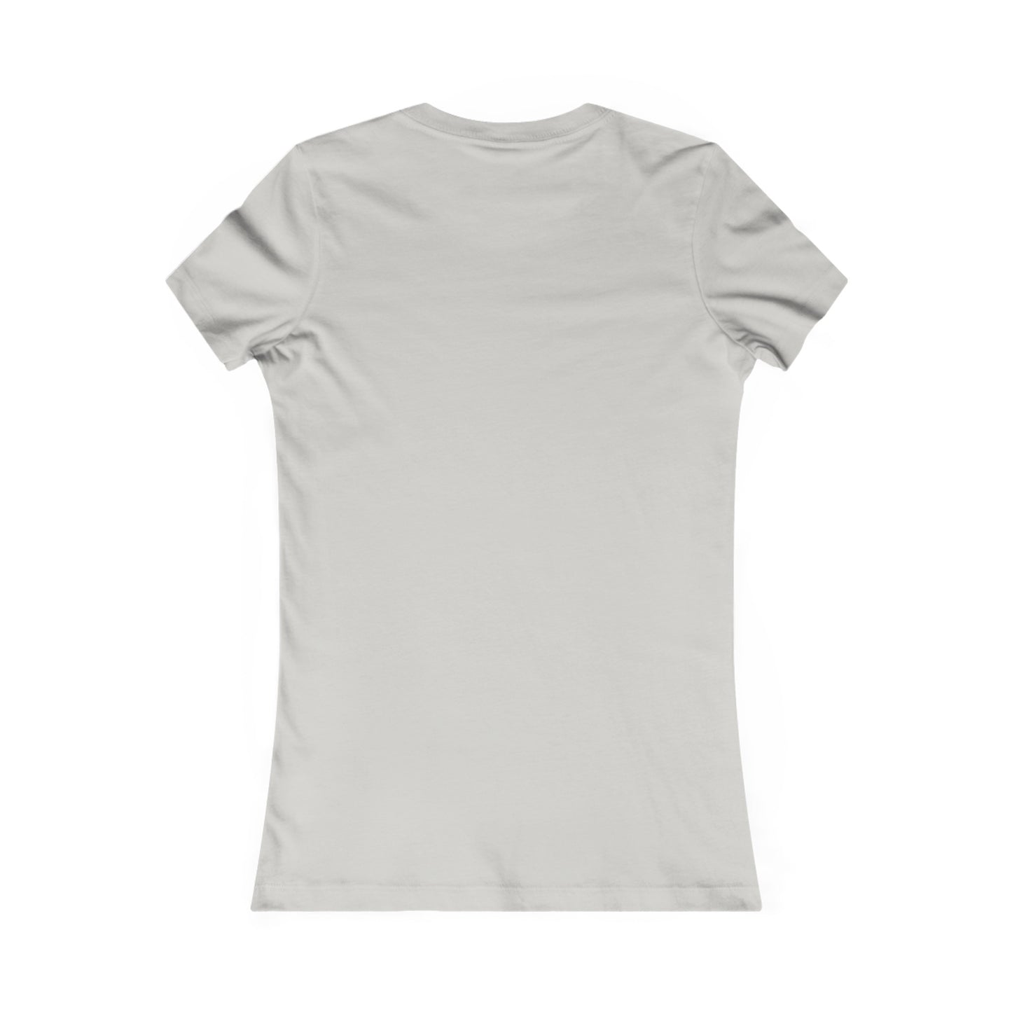 Watercolor Leaf Circle Fitted Tee