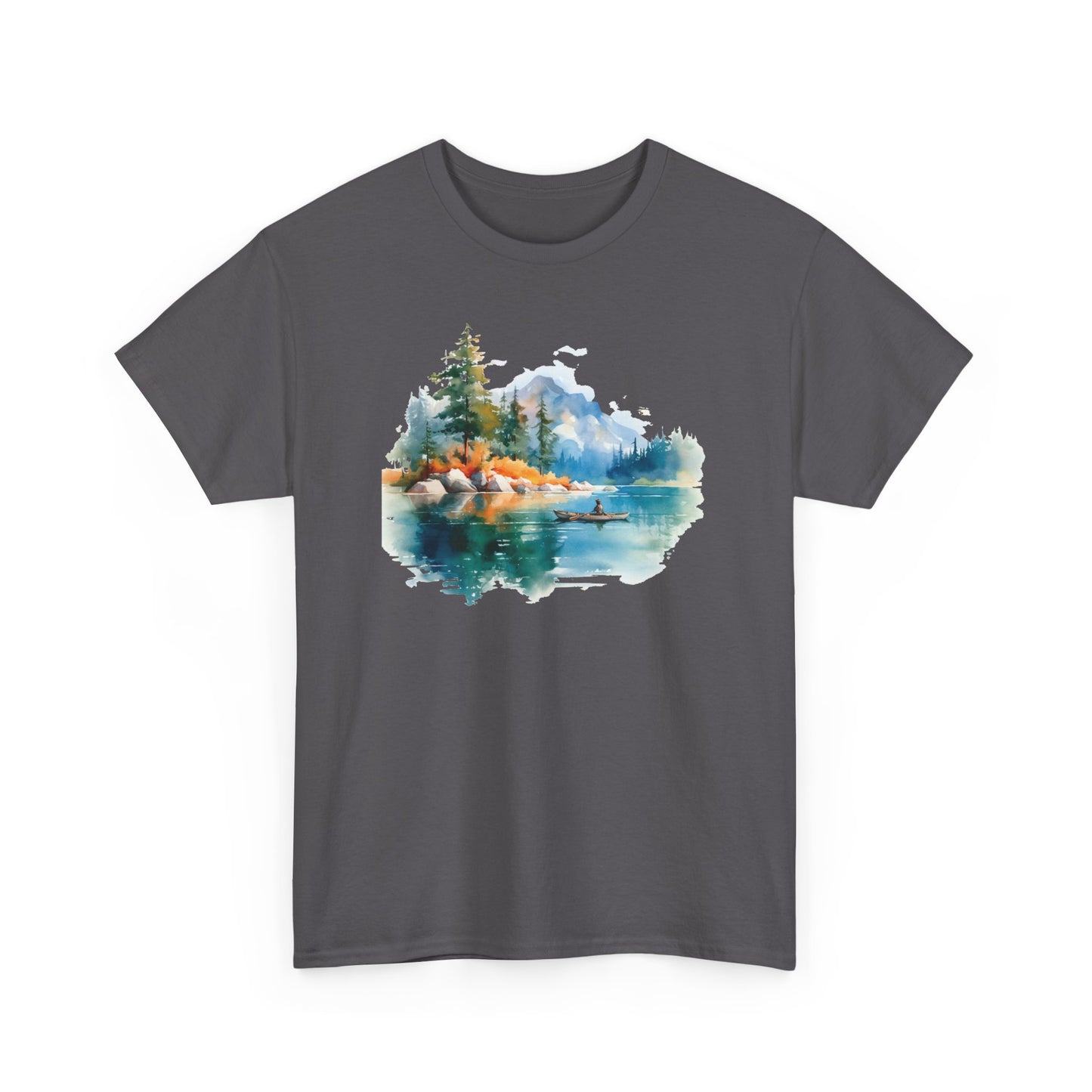Watercolor Lake Short Sleeve Tee