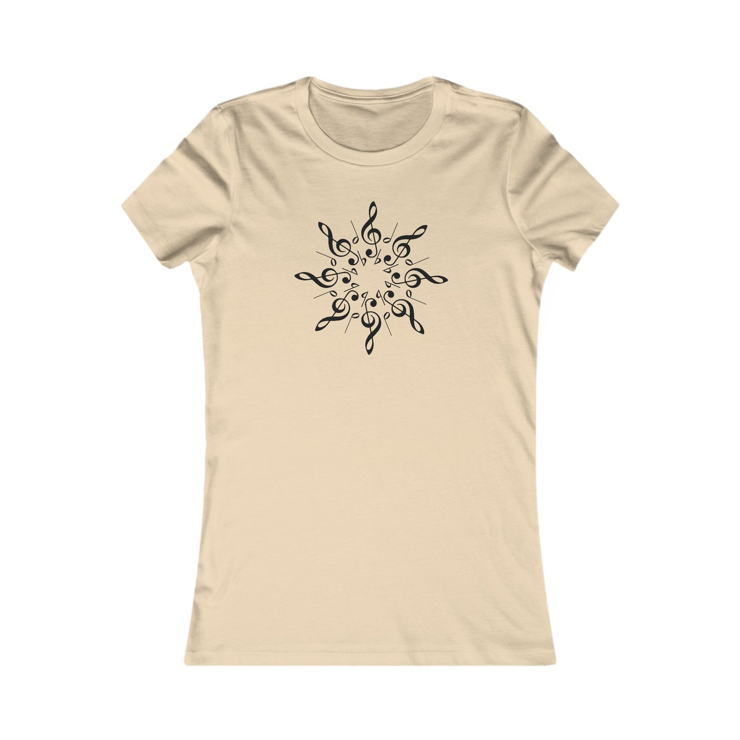 Musical Circle Fitted Tee