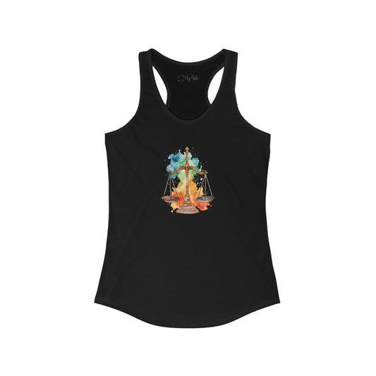 Watercolor Scale Racerback Tank