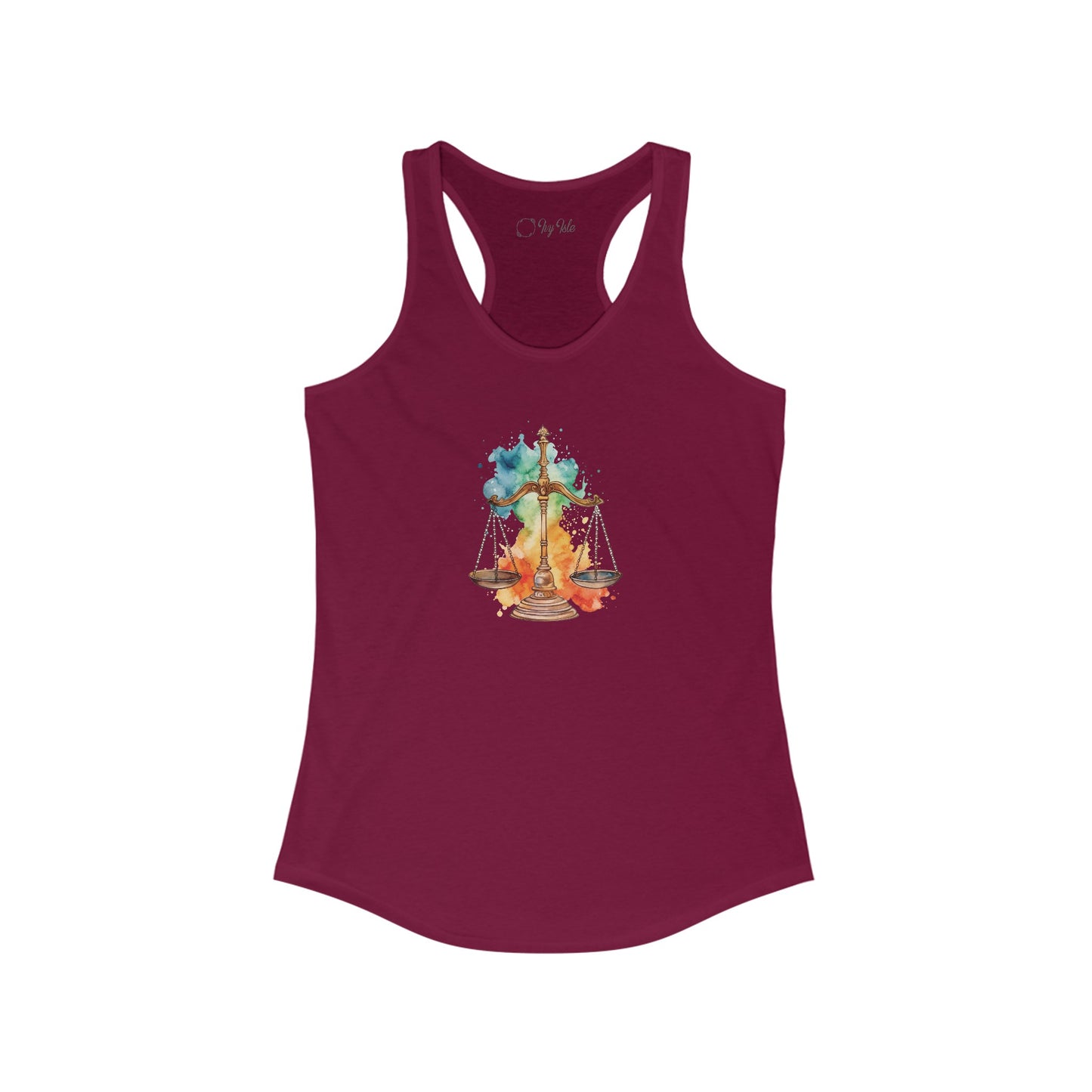 Watercolor Scale Racerback Tank