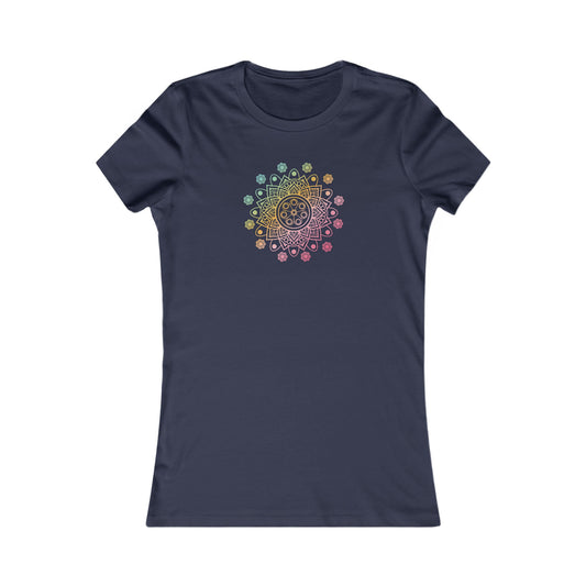 Colorful Mandala Fitted Tee (039)