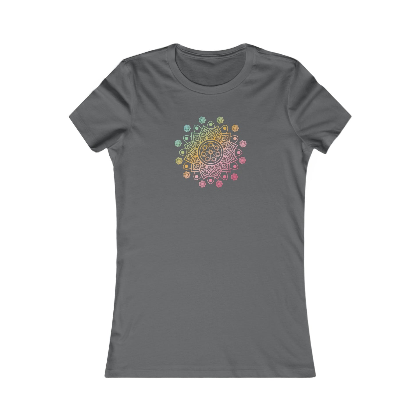 Colorful Mandala Fitted Tee (039)
