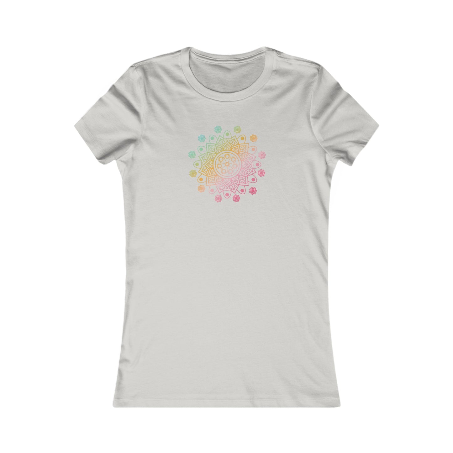 Colorful Mandala Fitted Tee (039)