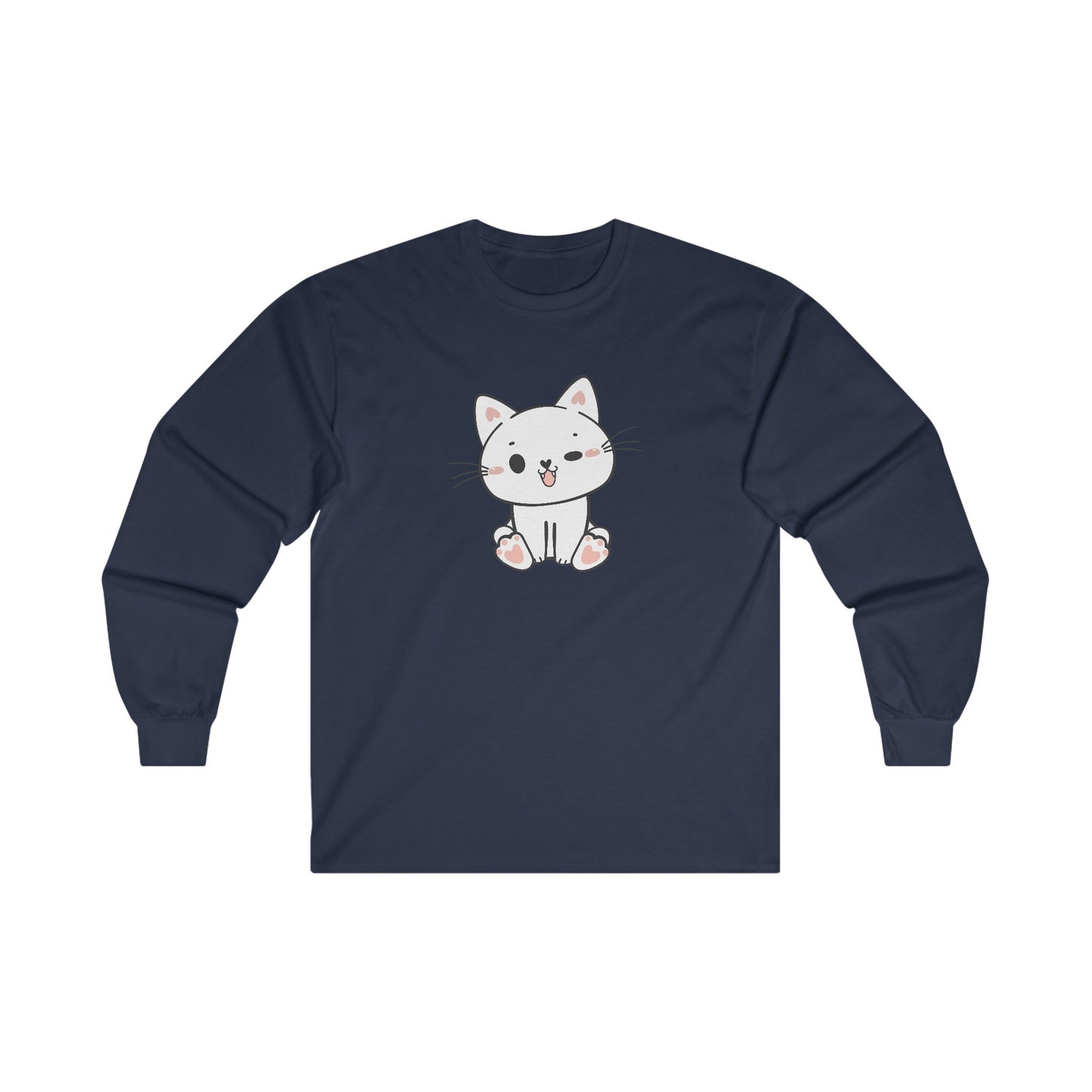 Cute Cat Long Sleeve Tee