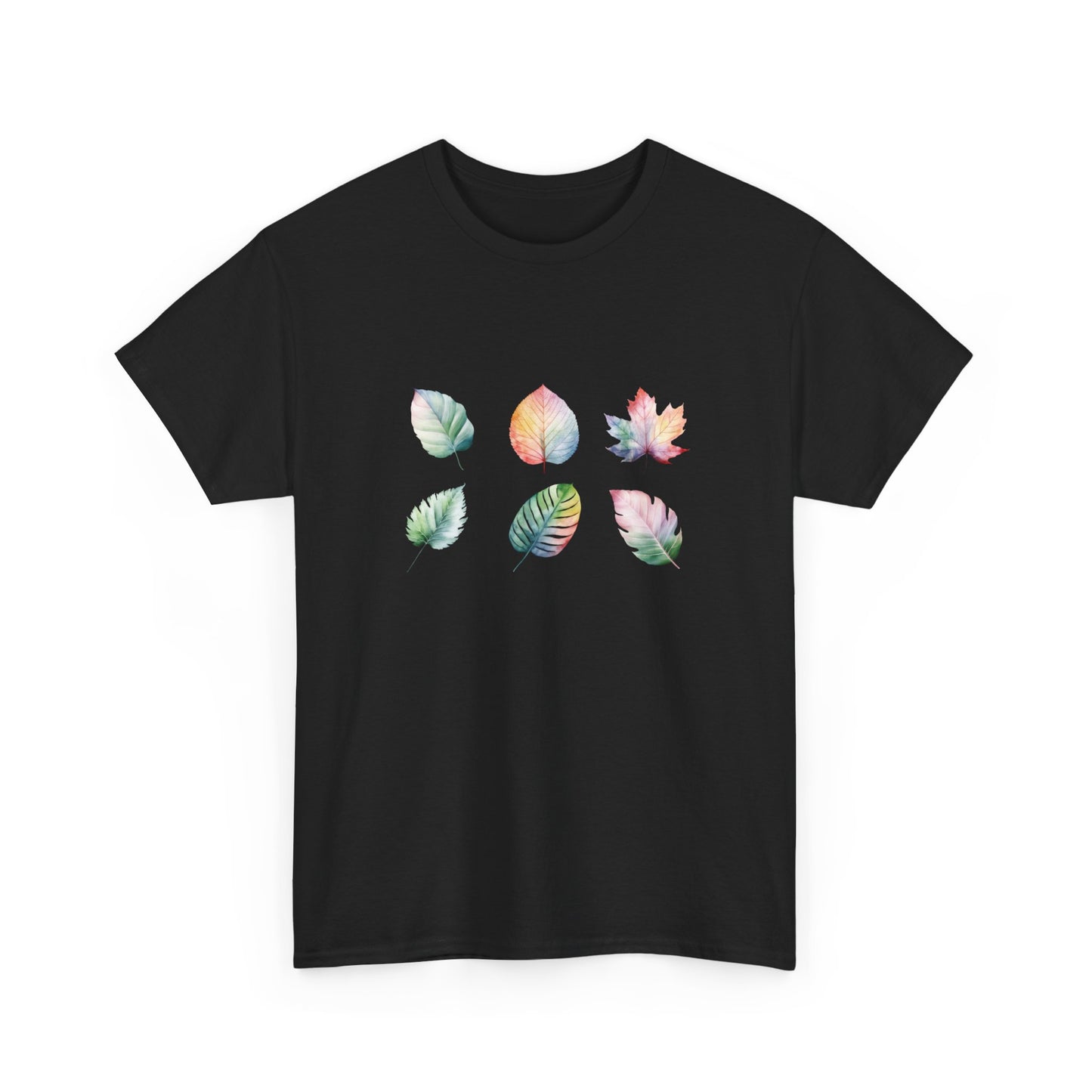 Watercolor Leaf Set Short Sleeve Tee