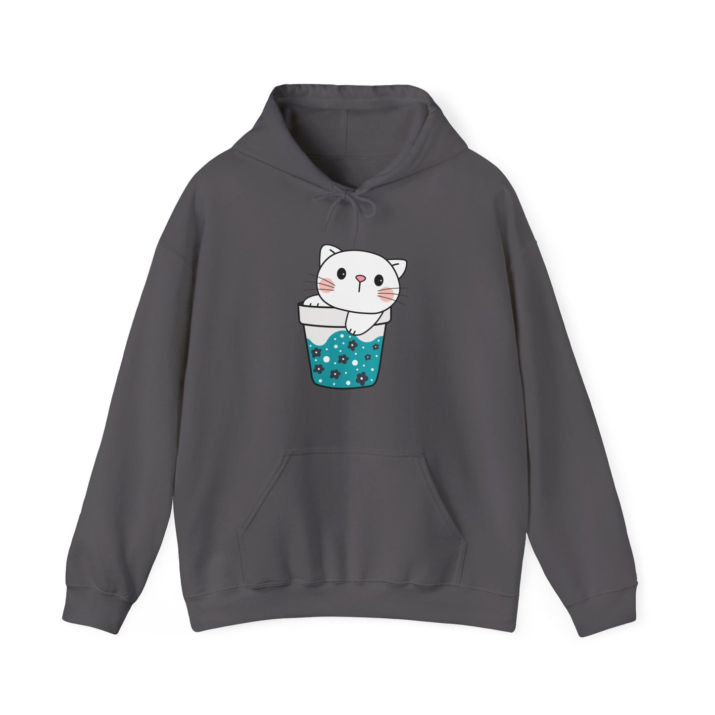 Cute Cat Cup Hooded Sweatshirt