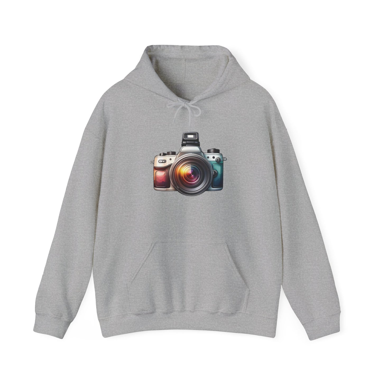 Colorful Camera Hooded Sweatshirt