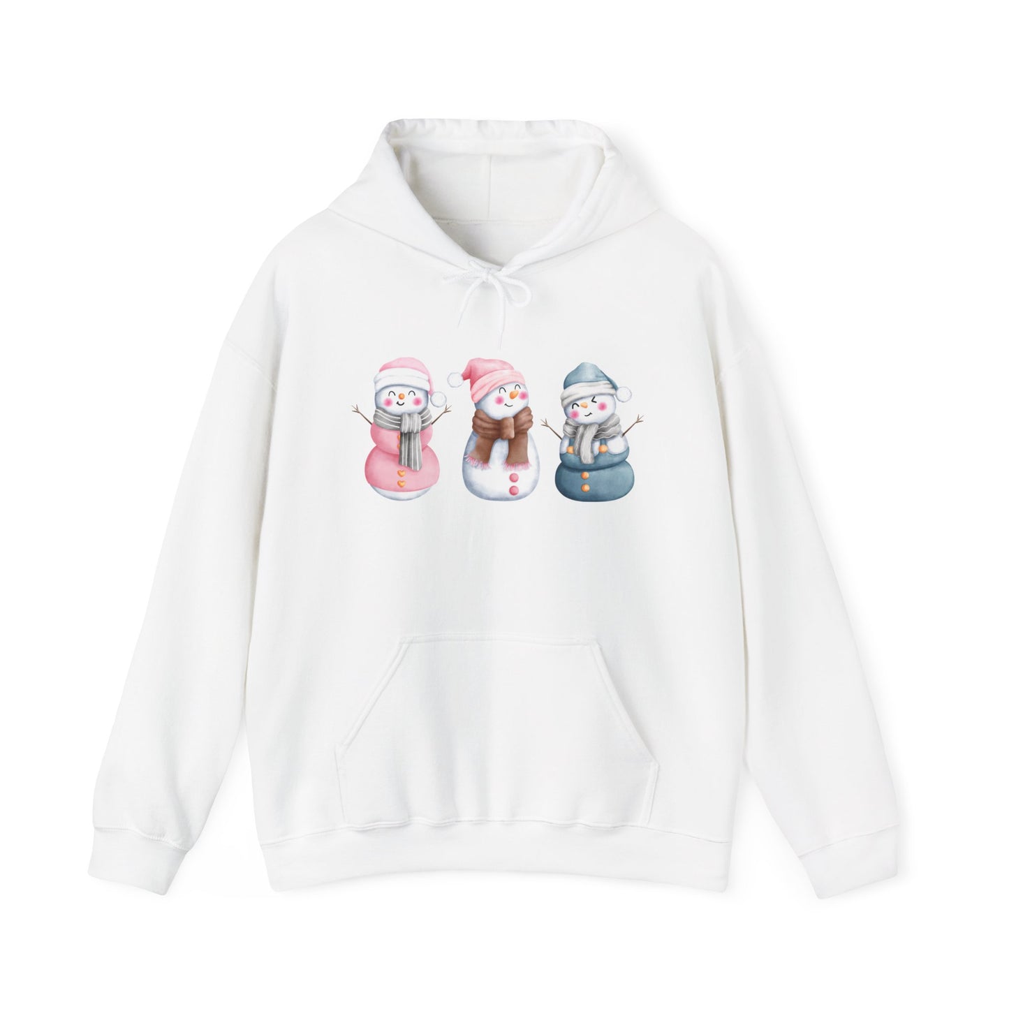 Snowman Set Hooded Sweatshirt