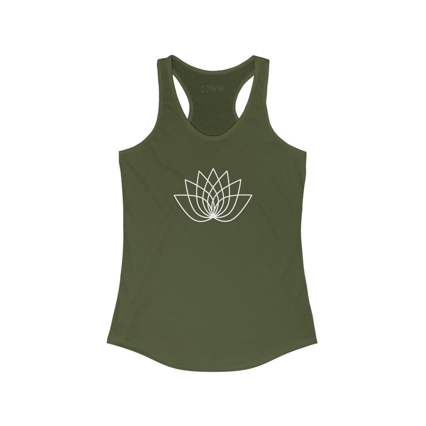 Abstract Lotus Racerback Tank