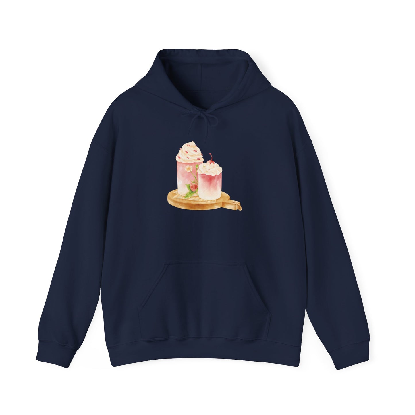 Strawberry Drinks Hooded Sweatshirt