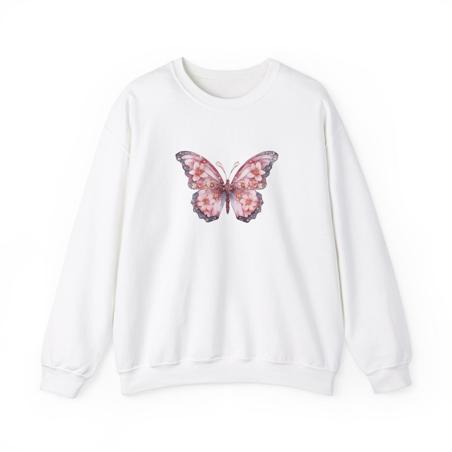Floral Butterfly Sweatshirt