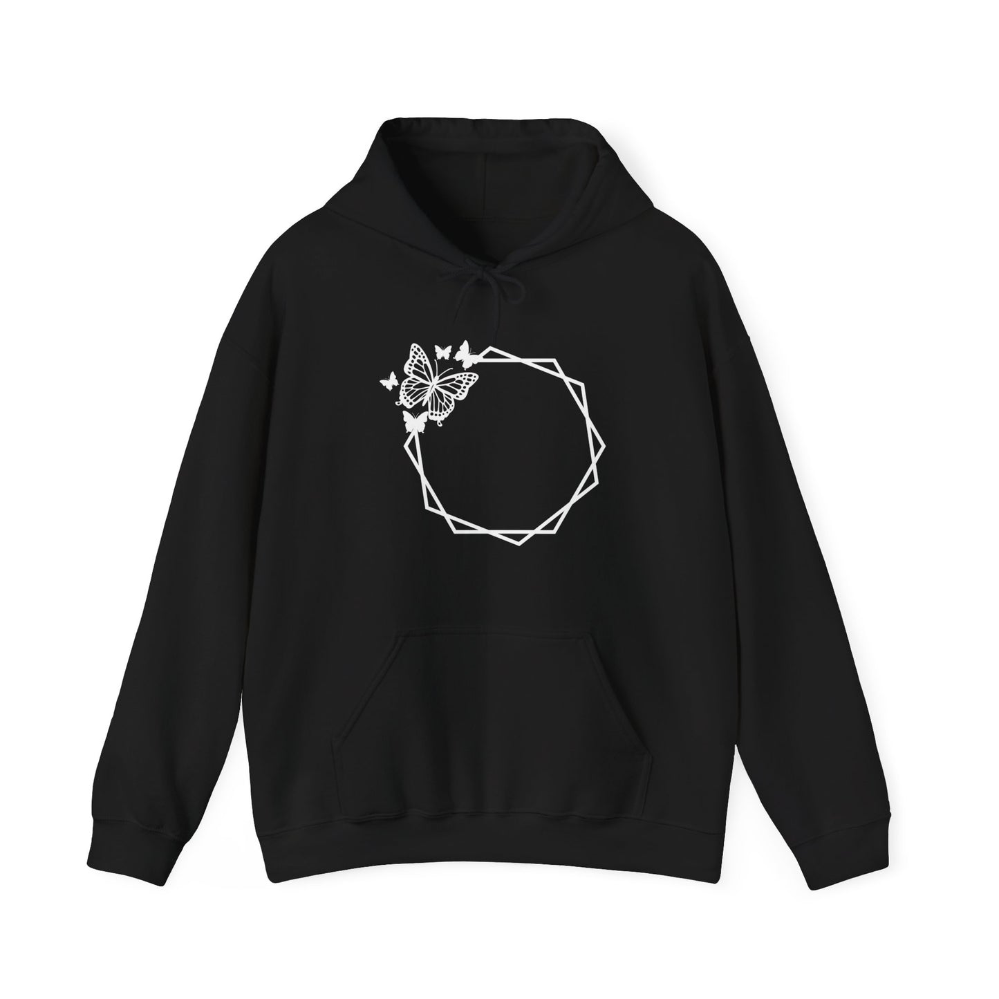 Butterfly Circle Hooded Sweatshirt