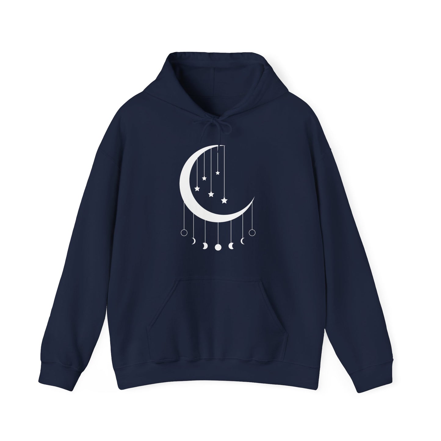 Hanging Moon Phases Hooded Sweatshirt