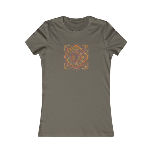 Colorful Mandala Fitted Tee (034)