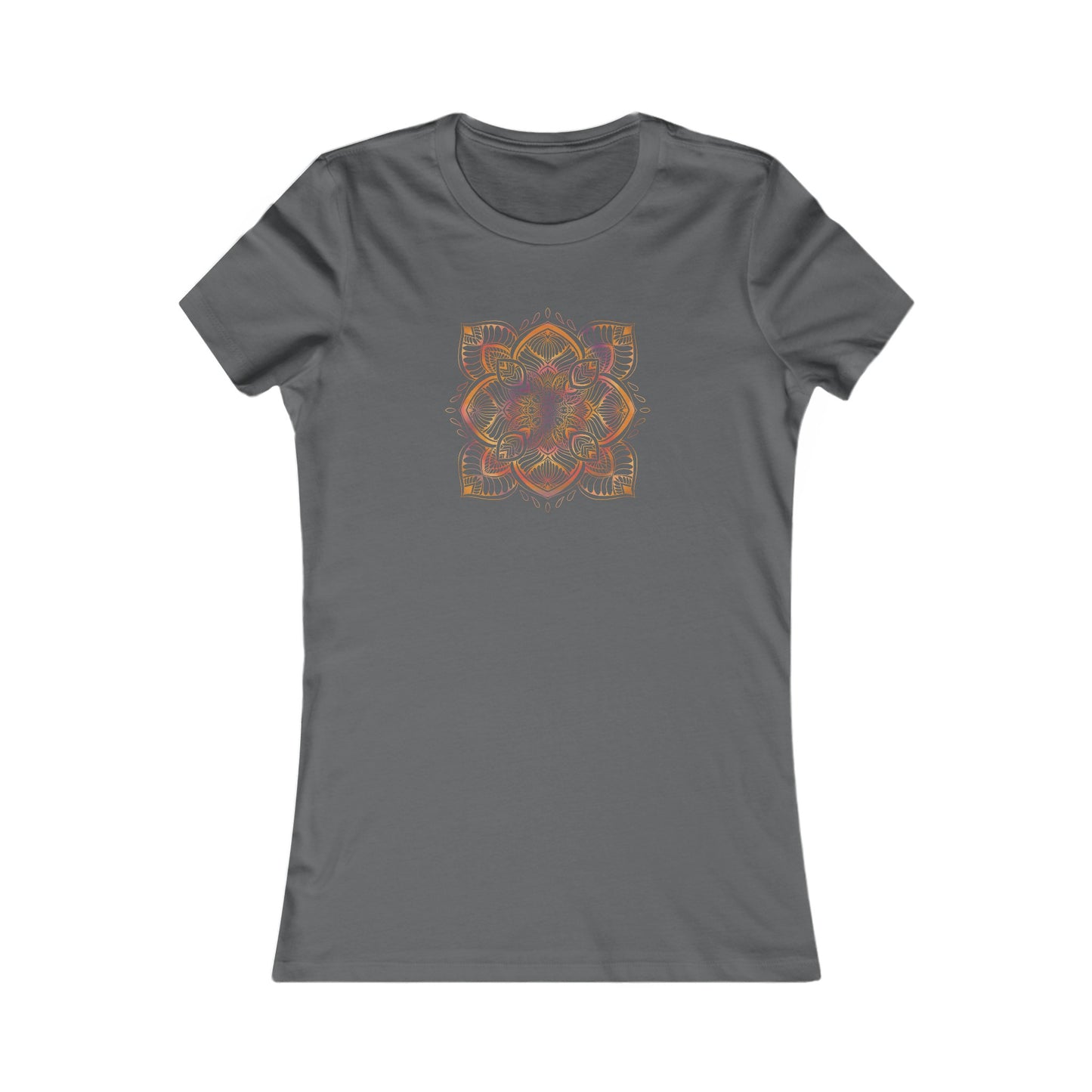 Colorful Mandala Fitted Tee (034)