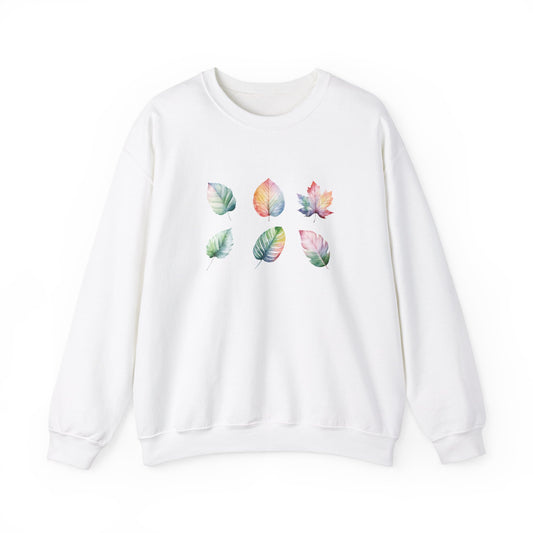 Watercolor Leaf Set Sweatshirt