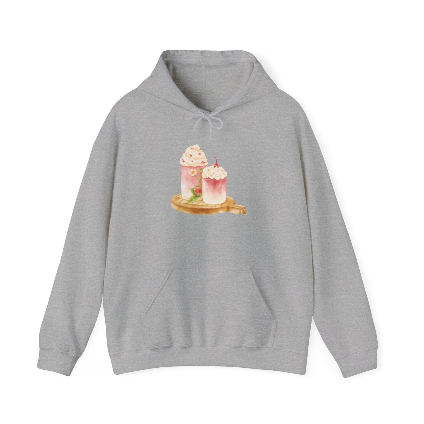 Strawberry Drinks Hooded Sweatshirt