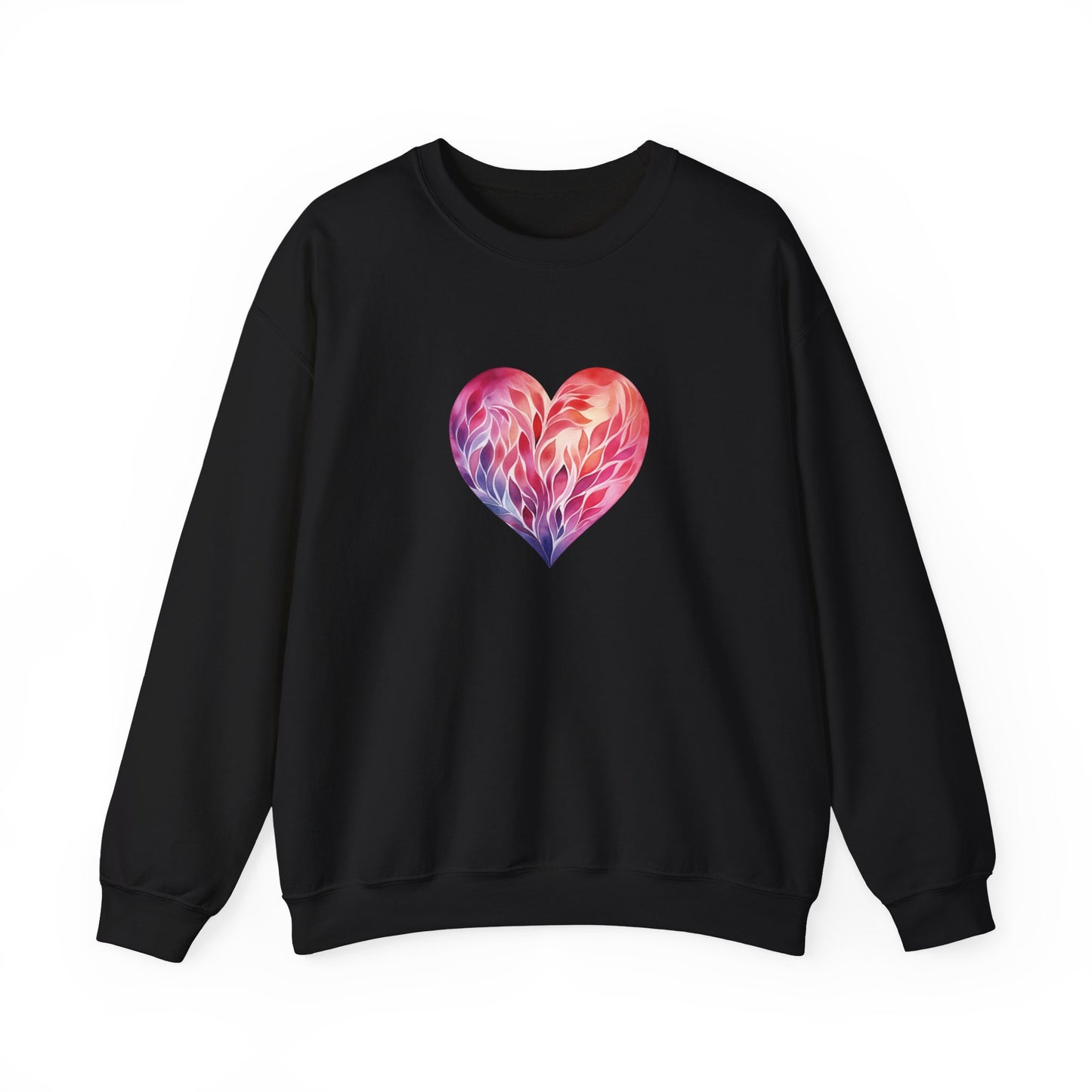 Watercolor Heart Sweatshirt 004