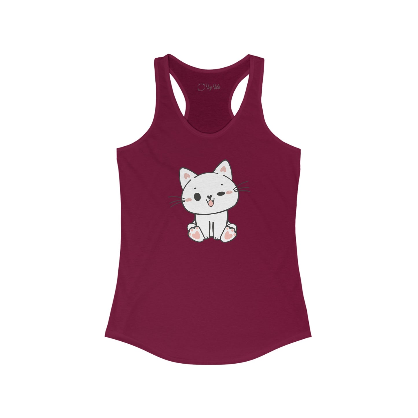 Cute Cat Racerback Tank
