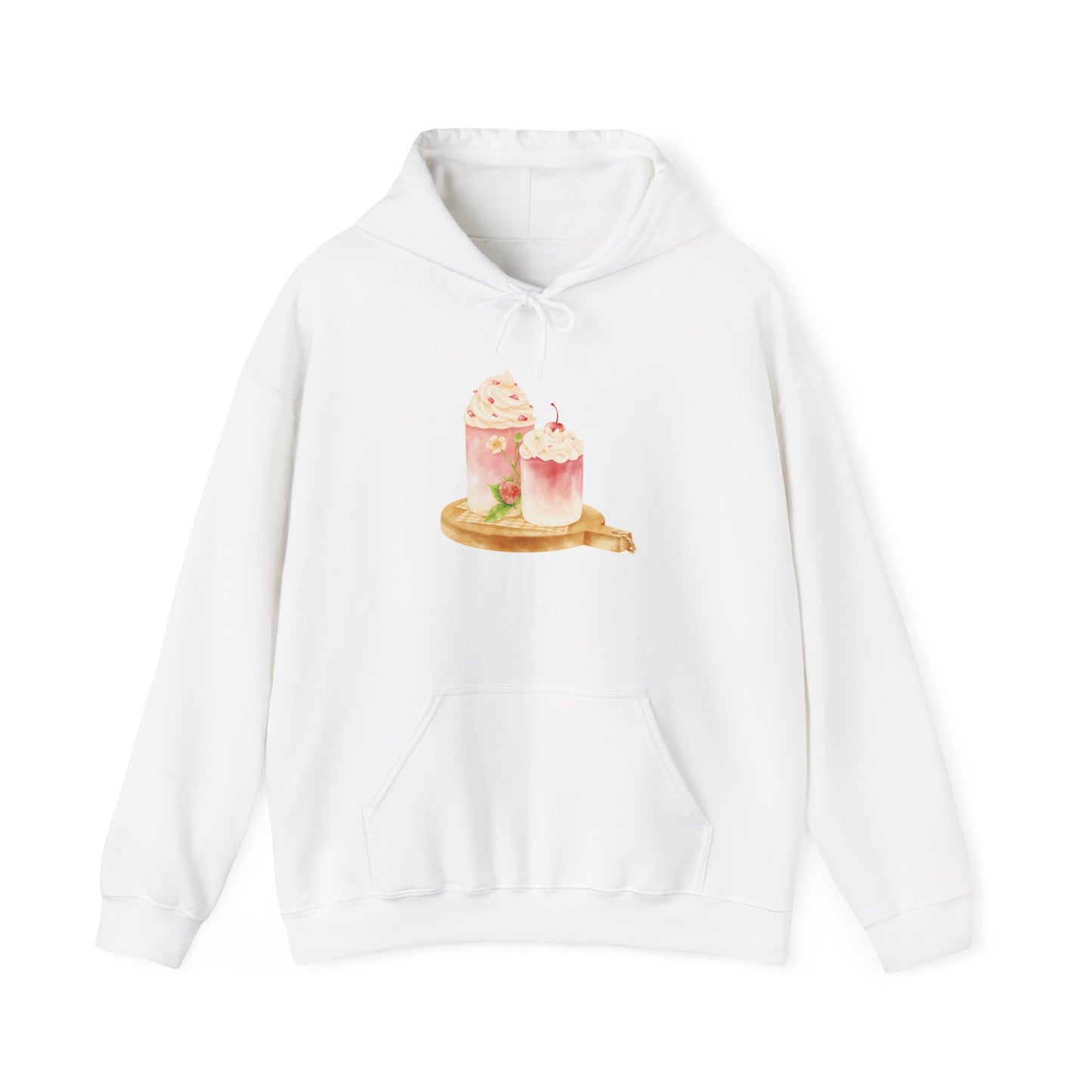 Strawberry Drinks Hooded Sweatshirt