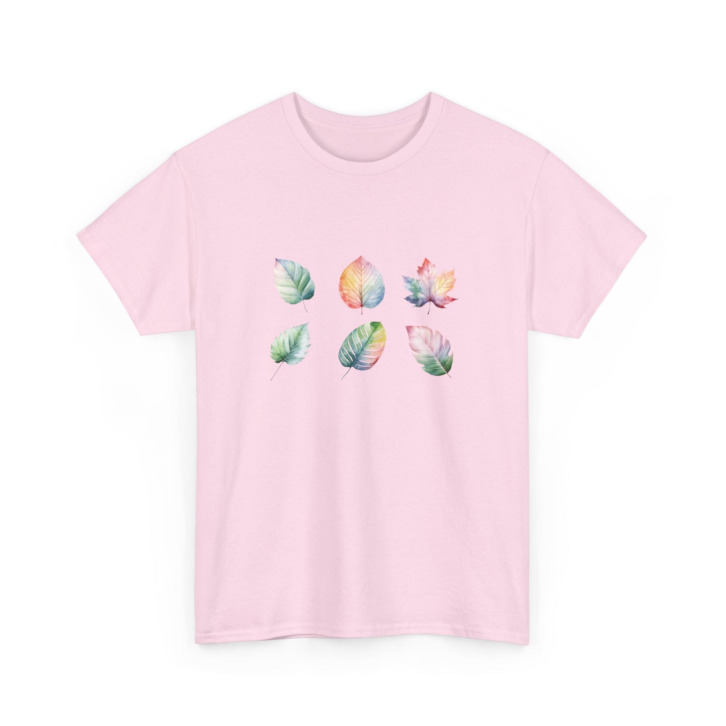 Watercolor Leaf Set Short Sleeve Tee