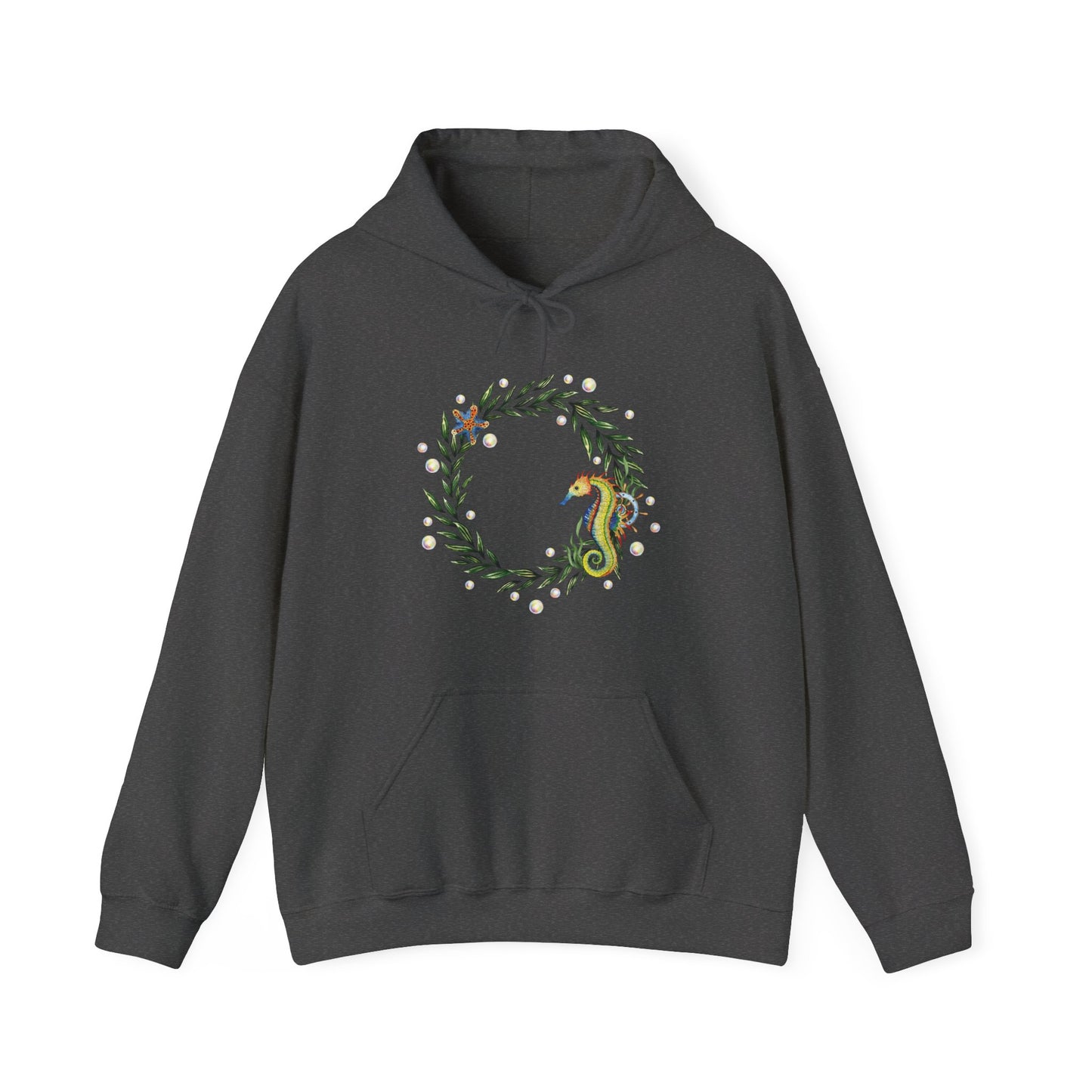 Seahorse Circle Hooded Sweatshirt